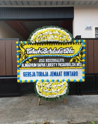 Papan Bunga Duka di Lopang