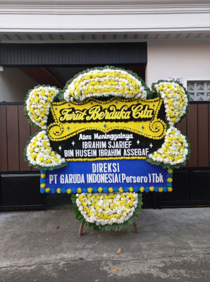 Papan Bunga Duka di Lopang